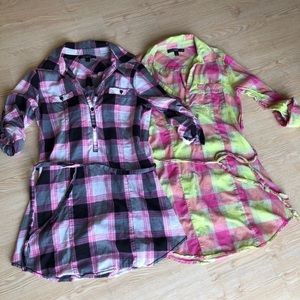 Plaid tunic bundle